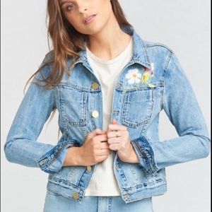 Mumu x Design Love Fest Girlfriend Denim Jacket M